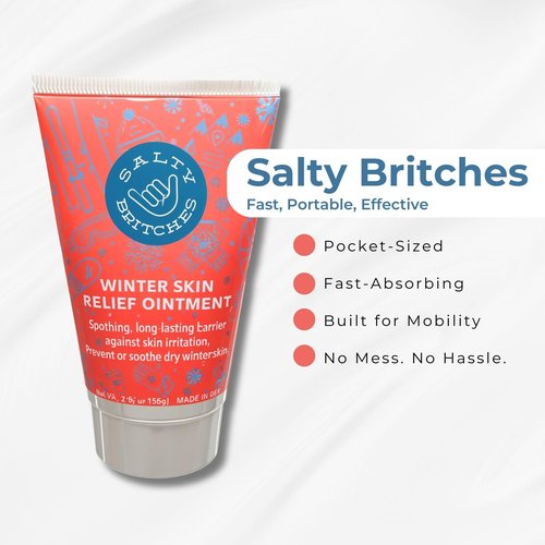 Salty Britches Waterproof Anti Chafing Ointment, Chafing Gel, Half Marathon Essentials, Anti-Chafe, Military Gear Essential, Running Essentials, Gifts for Runners - Berry Scented - 1pk