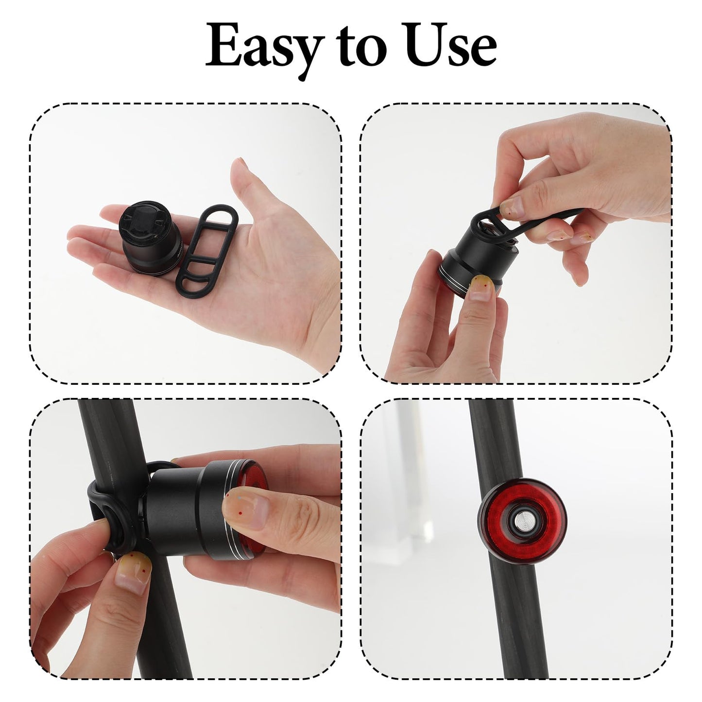 40 Pcs Bicycle Light Silicone Straps Bike Silicone Mount Band Rubber Straps Bike Light Mount Bike Flashlight Mount for Cell Phones Speaker Lights Holder Bicycle Handlebar Bicycle Light Sets(Multisize)