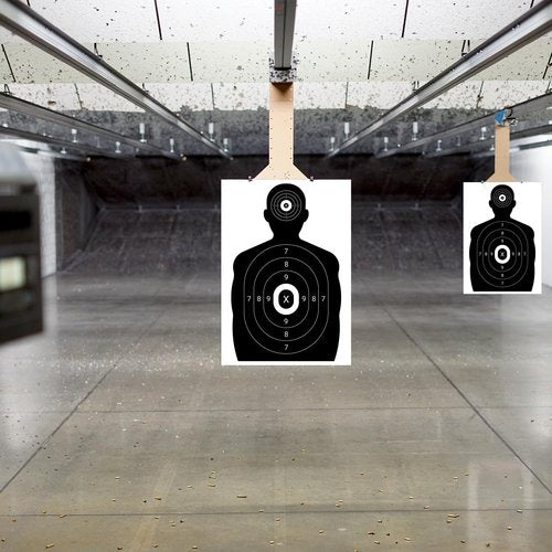 suituts 100 Pack 17" x 24.3" Paper Shooting Targets for Range, Bulk Silhouette Target Paper Gun Targets for Shooting Outdoor Indoor