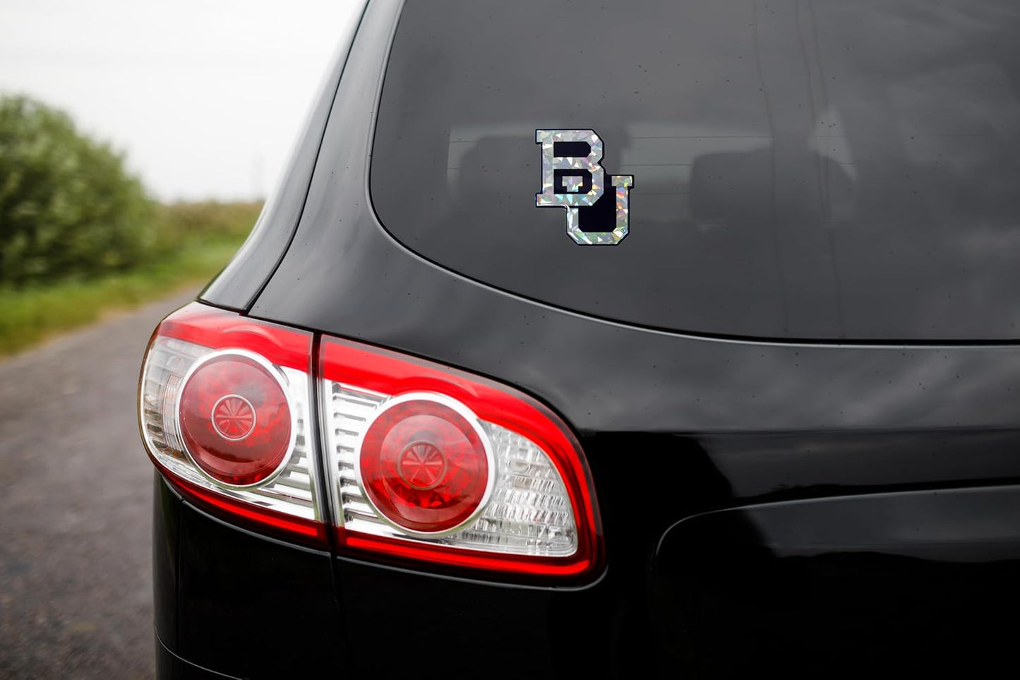 Elektroplate Offically Licensed Baylor Bears BU Green and Gold Reflective Decal | Premium 3D Domed All Weather Sticker for Car, Water Bottle, Laptop, Tablet, Cooler, Toolbox, Phone | Made in The USA