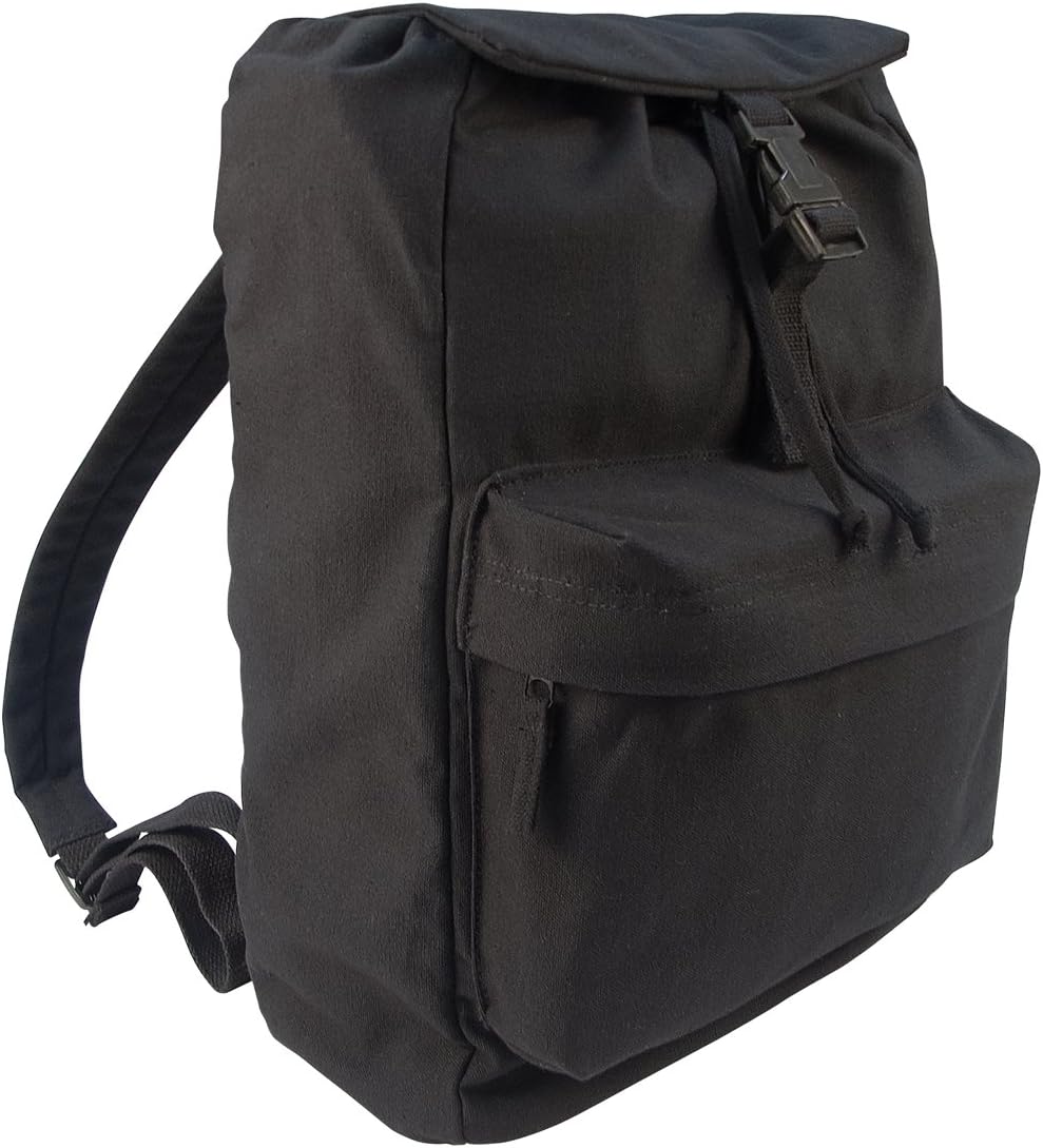 Rothco Canvas Daypack – Heavy-Duty Cotton Canvas Backpack for Hiking, Camping, Traveling, and Daily Use – 34L Capacity