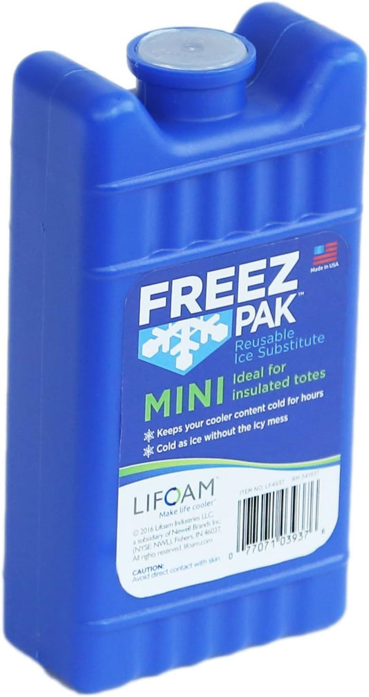 Freez Pak Hold 6 Can Soda Beer Coolant Reusable Ice Pack