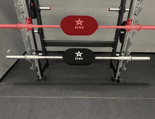 Hip Thrust Back Support by SEWD – Turns Any Squat Rack into Hip Thrust Machine – Versatile Workout Platform for Hip Thrust, Bench Press, Split Squat, Plank and Push Ups – Fits Olympic Barbell Bar