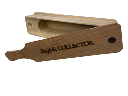 Bone Collector Game Calls Booger Bottom Box Call - Compact and Powerful Cherry Wood Turkey Call | Hand-Tuned for Big Sound | Perfect Pocket Companion for Clear and Consistent Calls
