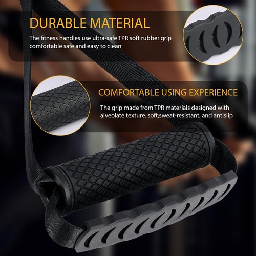 Dsyboko 5-Way Hand-Grip/Ankle Cuffs for Bowflex Home Gym