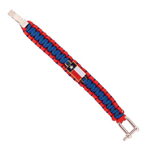 Desert Cactus Texas Flag Paracord Bracelet - Adjustable Size (Paracord)