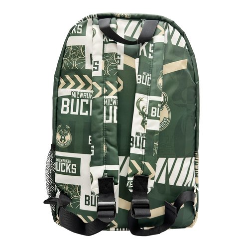 Pro Specialties Group Milwaukee Bucks basketball travel backpack, hiking, gym Backpack durable bag designed for men and women. Ideal for Adults, extra-large & waterproof use for various activities
