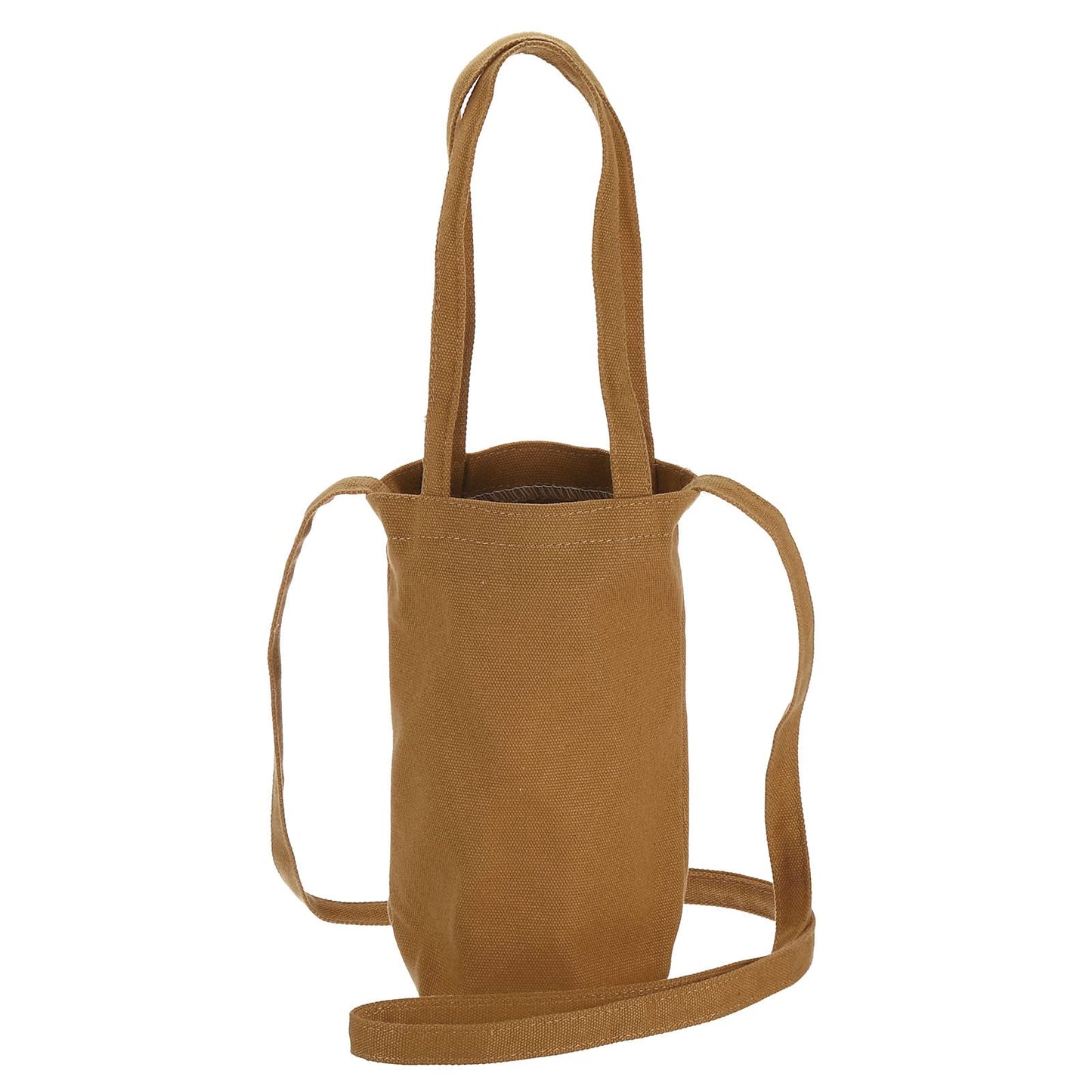 PATIKIL Water Bottle Holder with Strap, Portable Water Bottle Carrier Wide-Open Water Bottle Sleeve Pouch for Camping, Fishing, Hiking, Brown