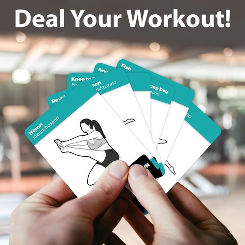 Palace Learning Yoga Pose Exercise Cards Volume 2 - Yoga Positions and Workout Fitness Cards with Over 50 Poses - 2.5" x 3.5"