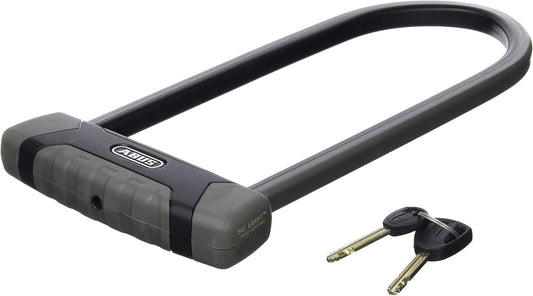 ABUS U-Lock Granit XPlus 540, Bike Lock with XPlus Cylinder, High Protection Against Theft, ABUS Security Level 15, Black/Grey