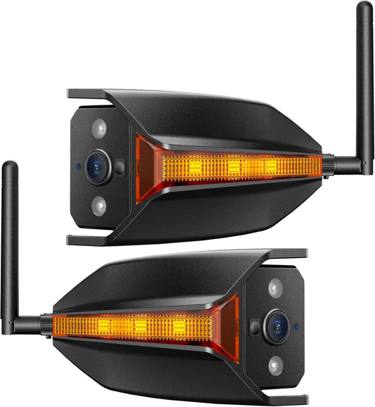 AUTO-VOX RV Backup Camera Wireless Plug and Play: Compatible with Pre-Wired RV, IR Night Vision, HD 1080P 7.2'' DVR 3-Channels, Stable Signal & Wide Angle Rear View Camera for Trailer Camper Motorhome