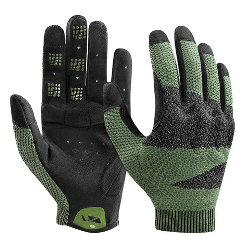 VXW Bike Gloves for Men Full Finger Touchscreen Motorbike Gloves High Protection Cycling Gear for BMX ATV Road Racing(Large)