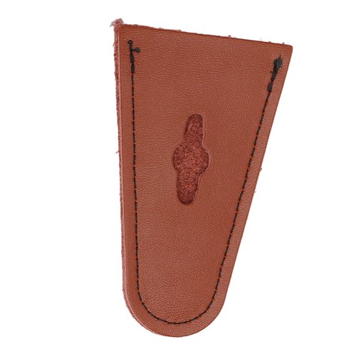 Longbow Bow Tip Protector, 1Pair Recurve Bow Tip Protector Leather Bow Tip Guard for Outdoor Hunting Recurve Bow (Brown)