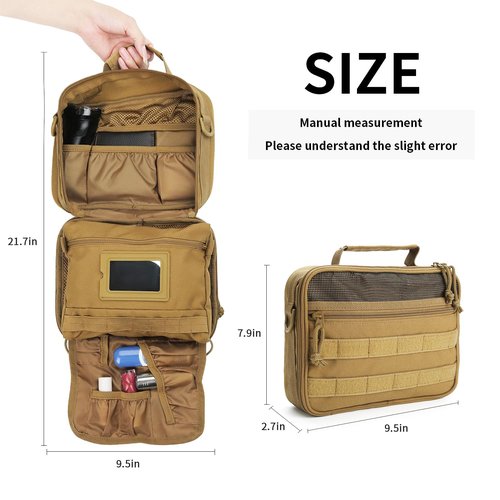 SMONT Tactical Toiletry Bag and WW2 US Gaiters