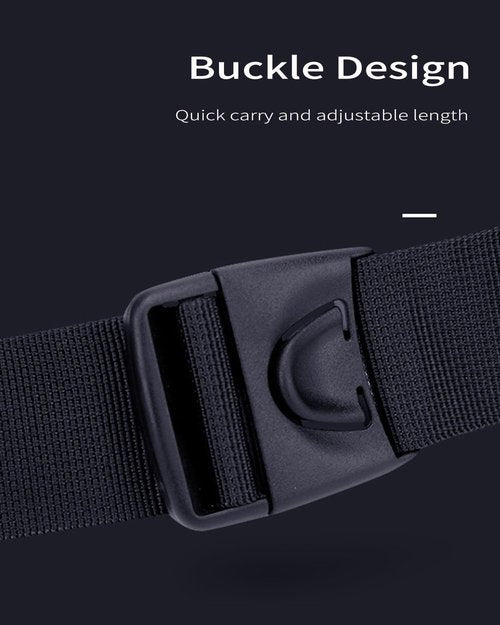 Suyzufly Crossbody Bag for Men Women Waterproof Sling Bag Casual Portable Chest Bag for Travel Workout Hiking Mini Sling Bag Black
