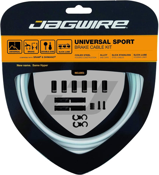 Jagwire Universal Sport Brake Kit, White