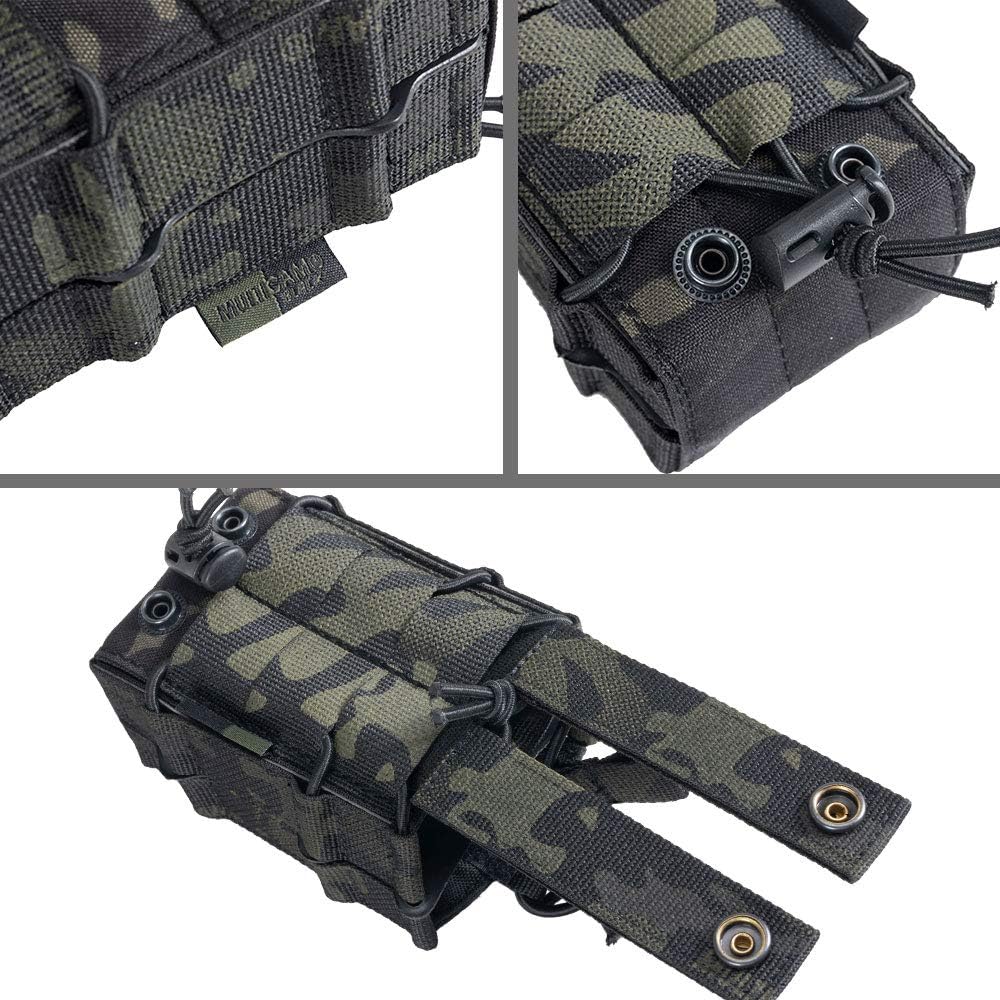 EXCELLENT ELITE SPANKER Tactical Molle Single/Double Open-Top Mag Pouch for M4 M14 M16 AR15 G36 Magazine
