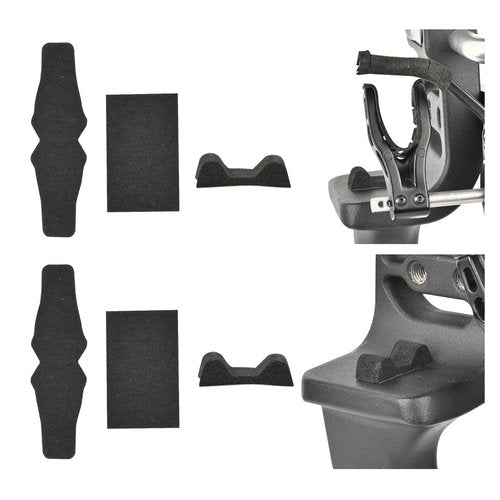 SPG Archery Arrow Rest Stickers - Anti-Slip and Protective - 2 Sets Arrow Rest Felt with 2 Arrow Holder Pad for Compound Bow Arrow Rest Self-Adhesive Arrow Rest Tape Kit Archery Accessories