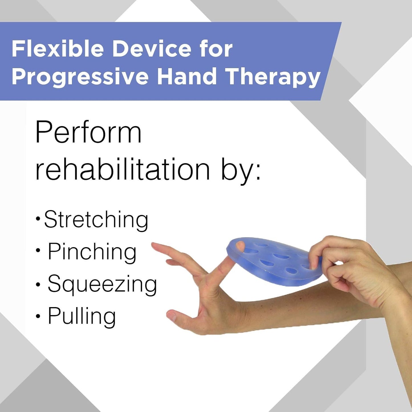 TheraBand - 11853 Hand Xtrainer, Non-Latex Hand Exerciser for Progressive Hand Therapy, Strengthen Fingers, Hands and Forearms, Grip Trainer, Strengthener, Helps Relieve Joint Pain, Red, Soft, Beginner
