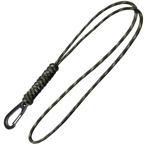 KUDAAL Paracord Lanyard Keychain Braided Whistles Strap Keychain Parachute Tactical Lanyard Necklace with Metal Hook for Camping Hiking Running Working Office ID Holder Wallet Key Set of 2