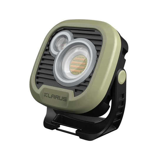 klarus WL3 Camping Light Magnetic Work Light, 1500 High Lumens, 13500mAh High Capacity, 6 Light Modes, Rechargeable Portable LED Lights for Work, DIY, Emergency Power Outage, Car Repair & Camping