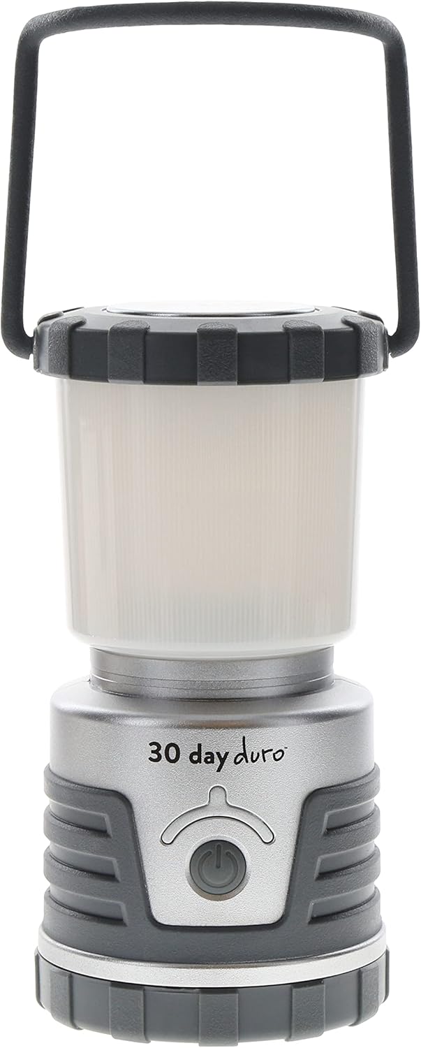 ust 60-DAY Duro LED Portable 1200 Lumen Lantern with Lifetime LED Bulbs and Hook for Camping, Hiking, Emergency and Outdoor Survival