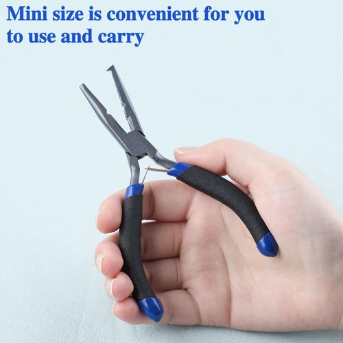 SPEEDWOX Fishing Pliers Hook Remover With Line Cutter - Mini Split Ring Pliers for Saltwater Fishing - Crimping Tool and Line Clippers