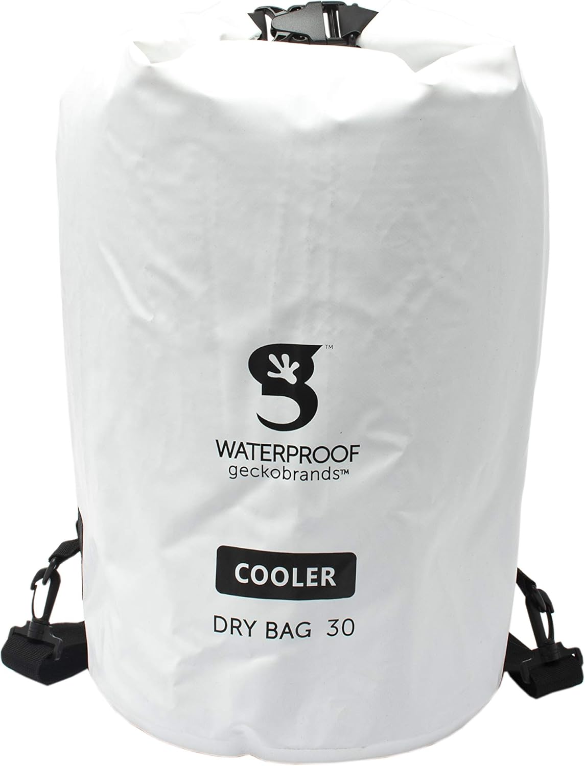 geckobrands 30L Dry Bag Cooler - Holds 24 Cans or 18 Bottles - Dry Bag Backpack, Perfect for Outdoor Activities