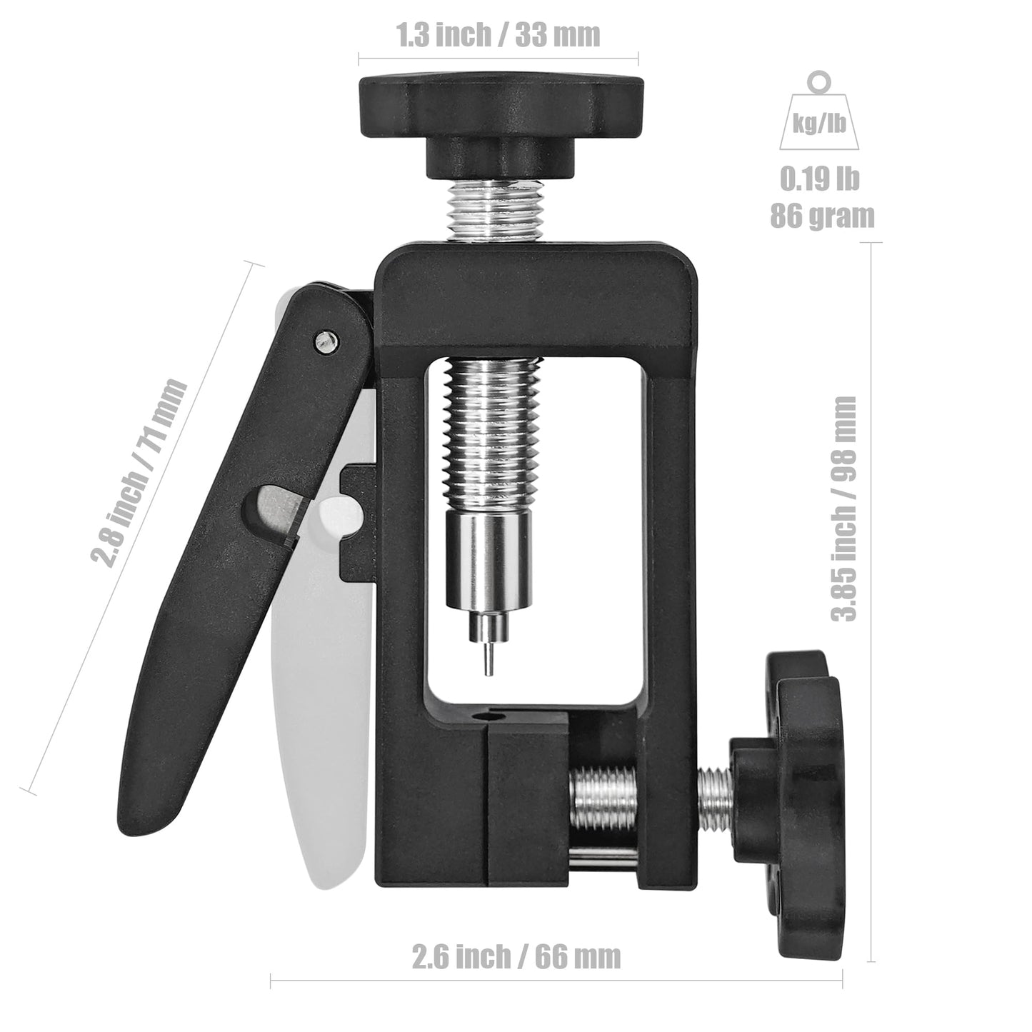 Fisope 2 in 1 Designed Needle Driver Insertion Tool with Hydraulic Hose Cutter for Bicycle MTB Road Bike Olive Banjo Fitting Insert Installation,Extra Thimble for Replacement