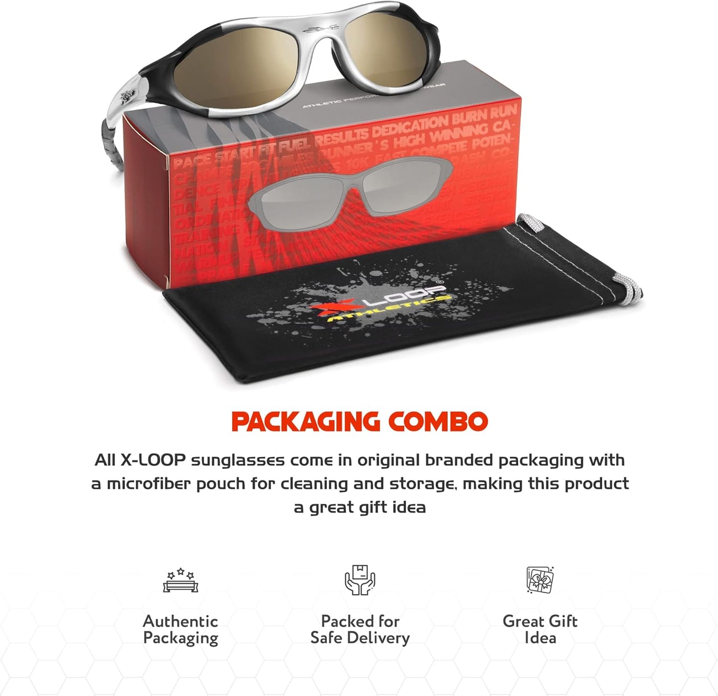 Polarized Youth Sports Sunglasses for Boys & Teens (Ages 8-16) - UV400 Baseball Wraparound