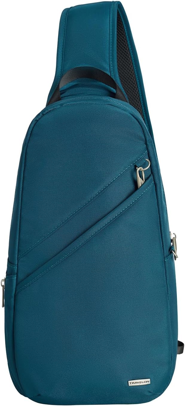 Travelon Anti-Theft Sling Bag for Travel & Daily Use - Classic Design, Secure & Stylish