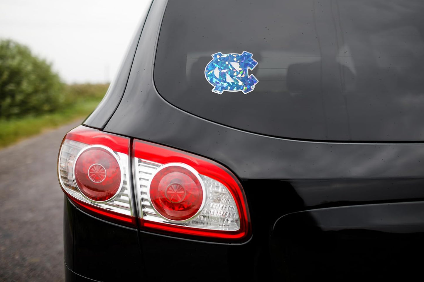 Elektroplate Officially Licensed UNC North Carolina Blue Reflective Decal | Premium 3D Doming All Weather Sticker for Car, Water Bottle, Laptop, Tablet, Window, Cooler, Phone | Made in The USA