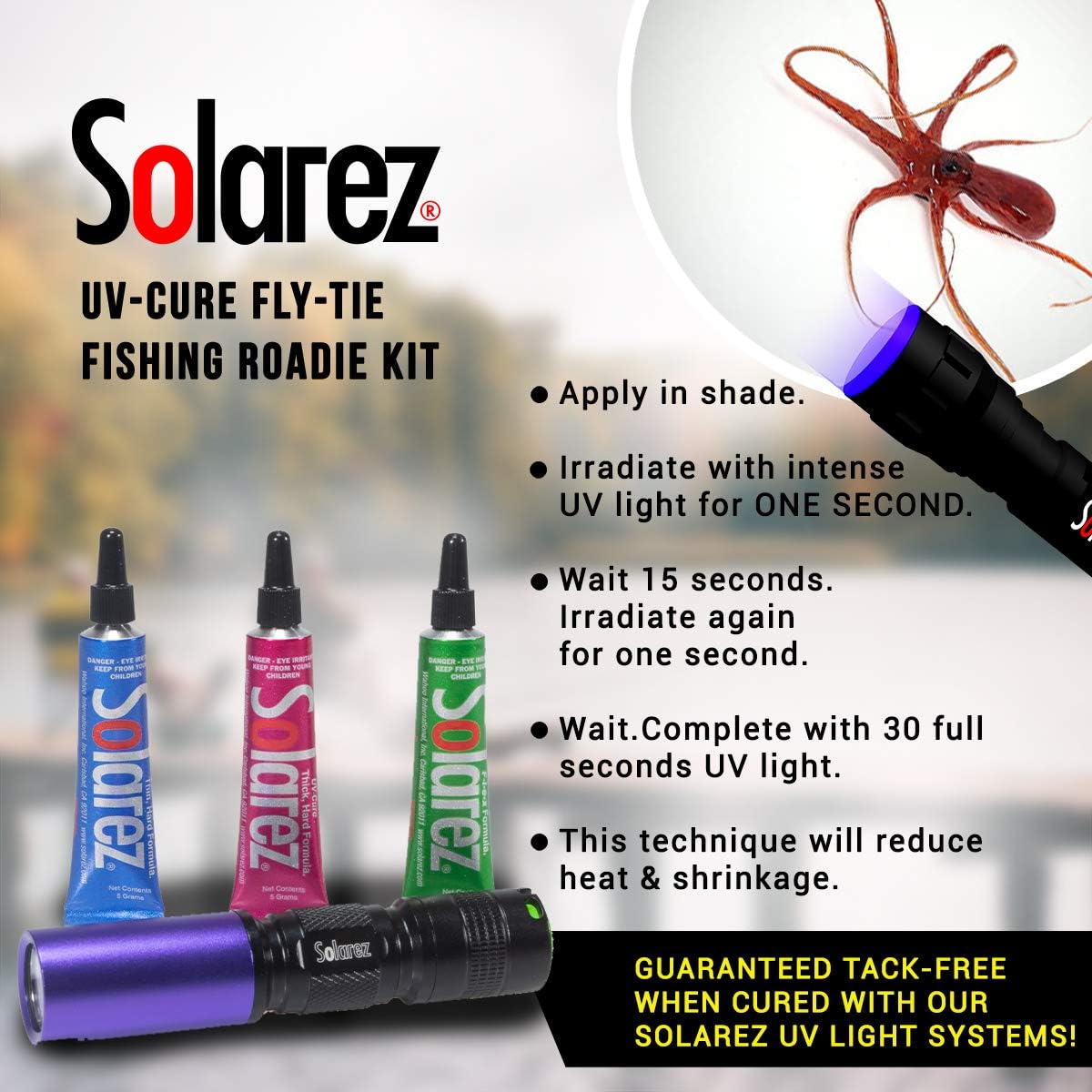 SOLAREZ Artisan Epoxy Resin Kit - Clear, UV-Resistant, 16 oz for Crafts & Repairs