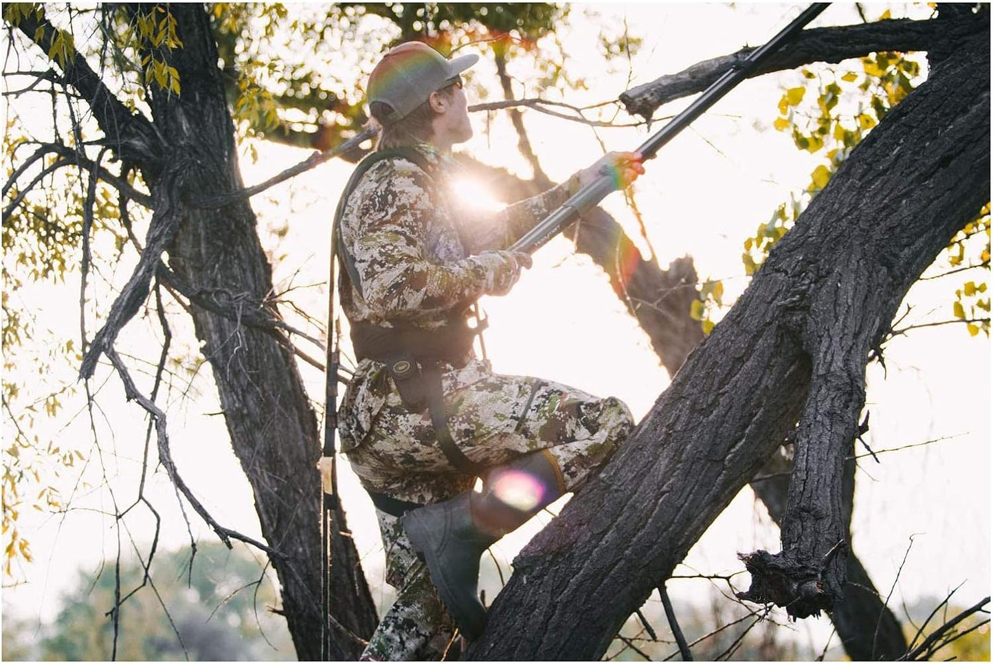 Muddy Safe-Line 30' Durable Nylon Outdoor Hunting & Treestand Safe System for Tree Climbing - Single Pack