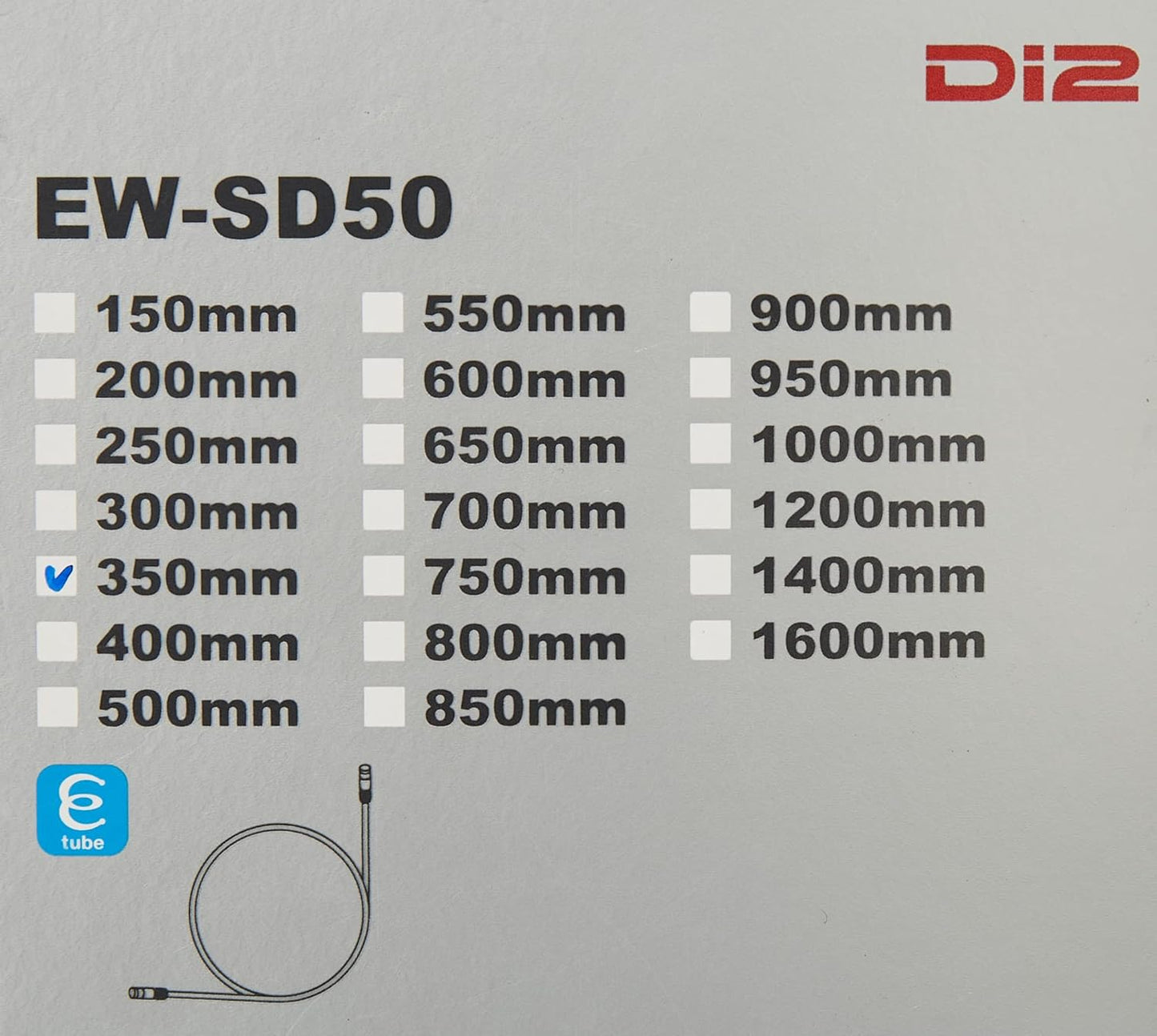 SHIMANO Di2 EW-SD50 Power Cable for Electronic Shifting - High-Performance Upgrade