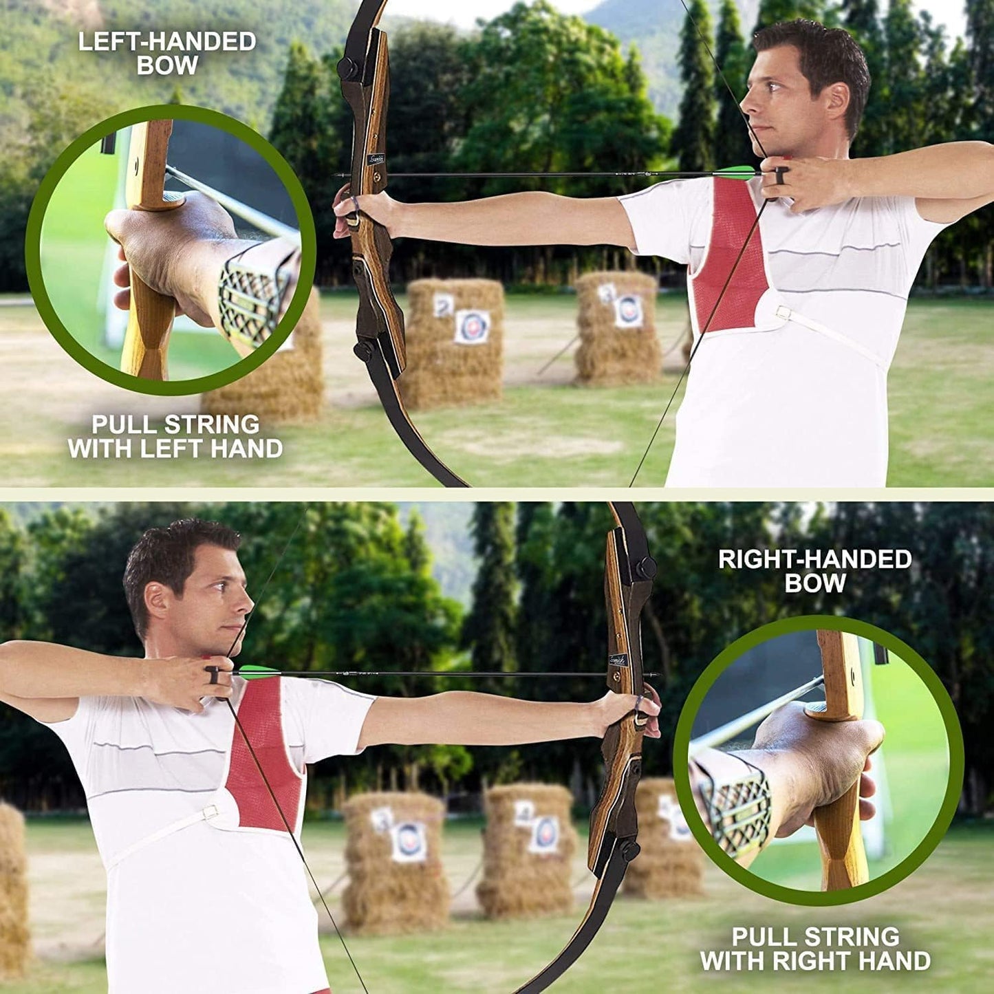 Samick Sage Archery Takedown Recurve Bow 62-inch - Bows for Teens to Adults - Beginners to Advanced, for Hunting & Target Practice