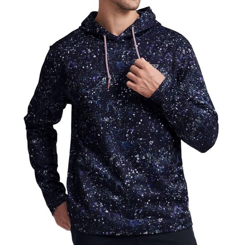 Men's Hoodies Mid-Weight Brushed Pocket Moisture Wicking Hooded Kangaroo Pocket Mens Sweatshirts Hoodies