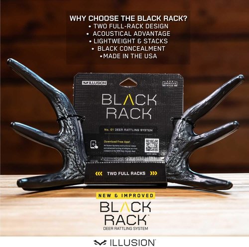 Antler Rattle Black Rack Rattling System by Illusion | Rattling Antlers | Rattling H ...