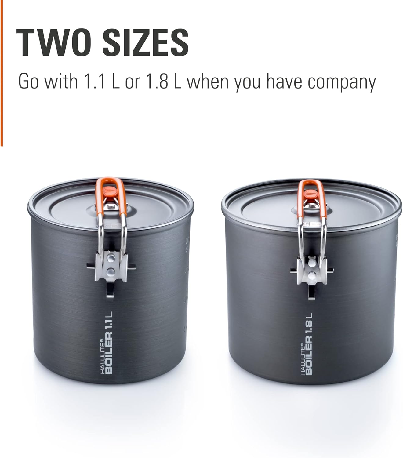 Ultralight Camping Cookware - GSI Outdoors Halulite Boiler Pot with Folding Handle