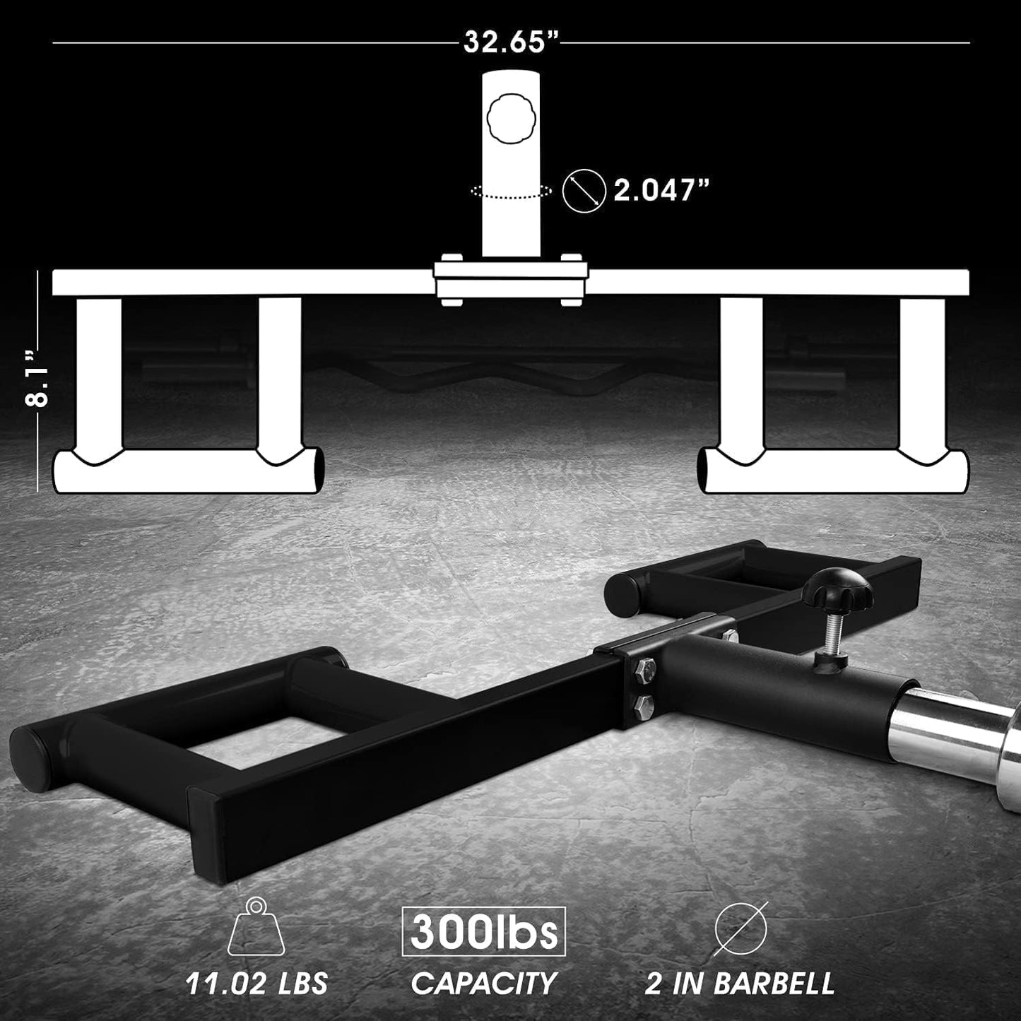 Yes4All T-Bar Row Platform with 360° Swivel – Fits 1” & 2” Olympic Bars – Easy Install