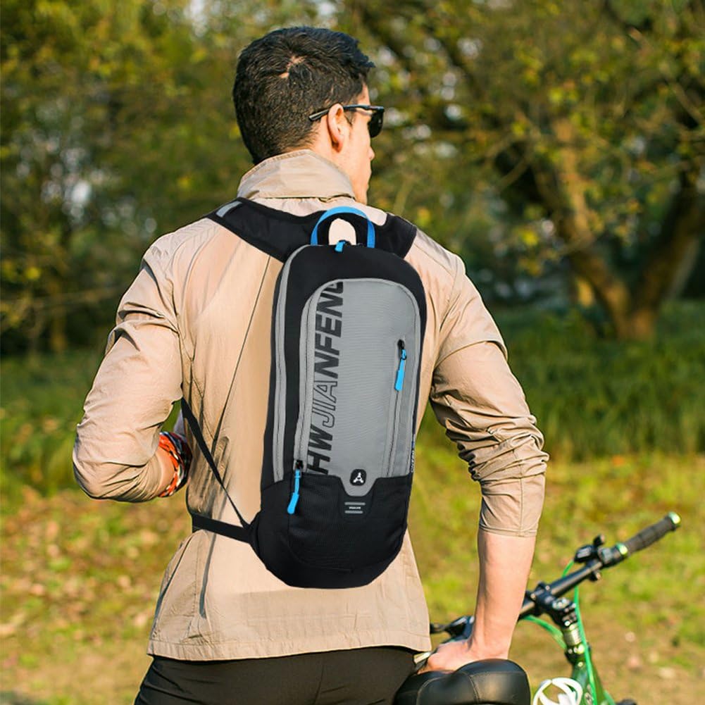 WINDCHASER Cycling Backpack, 10L Bicycle Backpack Waterproof Breathable Bag for Outdoor Travel Hiking Climbing Biking Running Skiing (Black)
