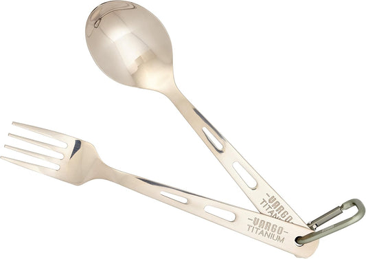 Vargo Titanium Spoon and Fork Set