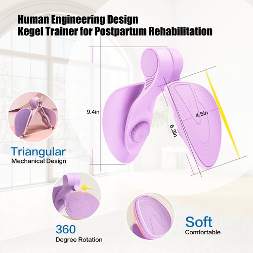 Thigh Trainer, Resistance Loop Exercise Bands, Exercise Equipment for Home Fitness, Leg Muscle Toning ,Pelvic Floor Muscle and Strength Training