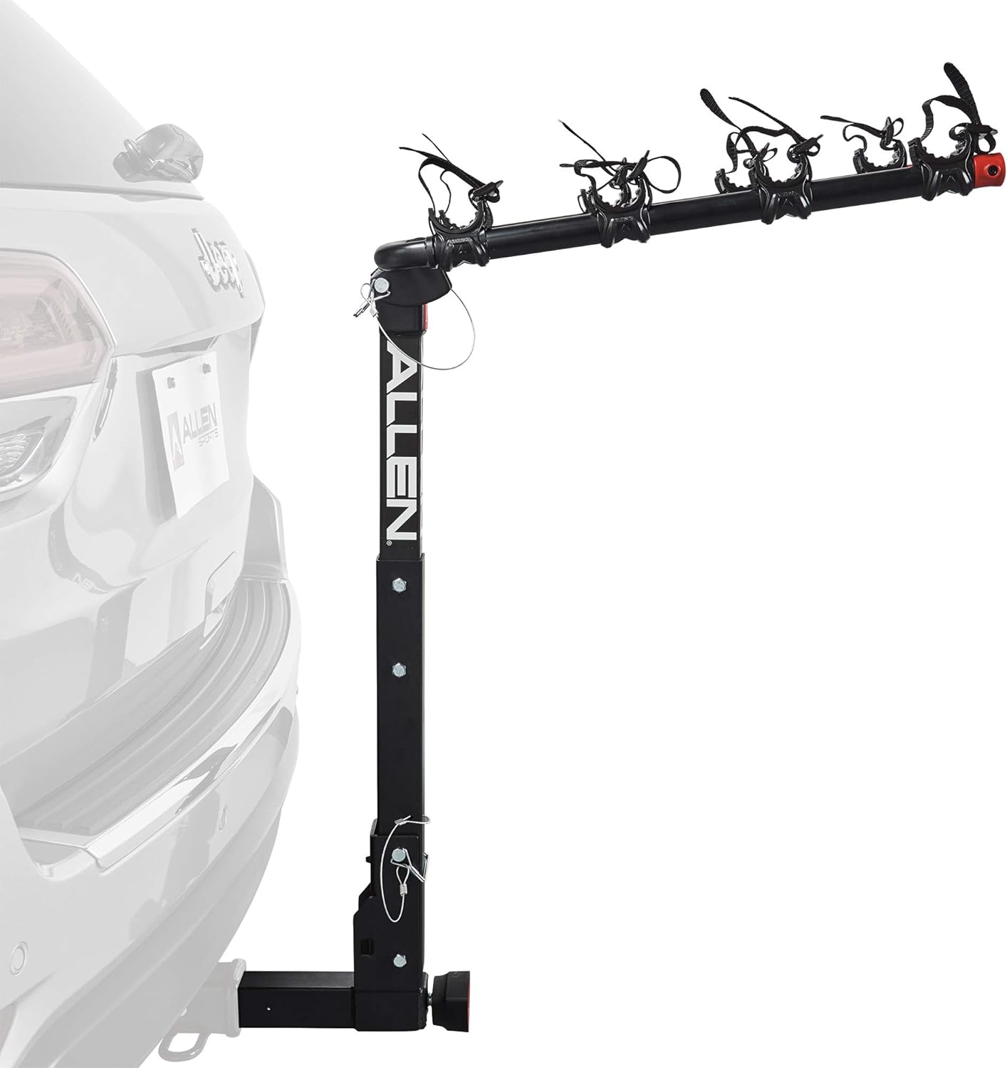 Allen Sports Deluxe 4-Bike Hitch Mount Rack (2-Inch Receiver) , Black