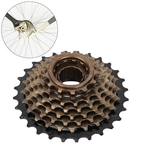 ZLXHDL Bicycle Freewheel Cassette Sprocket, Aluminium Alloy Freewheel Cassette 8 Speed Bike Gear Mountain Bike Replacement Accessory for Mountain Bike