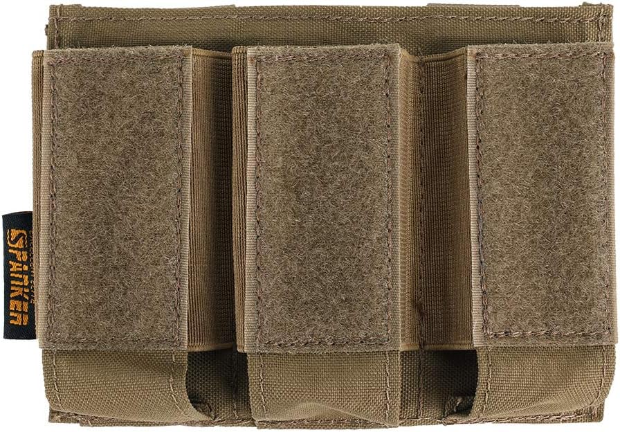 EXCELLENT ELITE SPANKER Tactical Open Top Double/Triple Pistol Mag Pouch for Glock M1911 92F Magazines 40mm Grenade