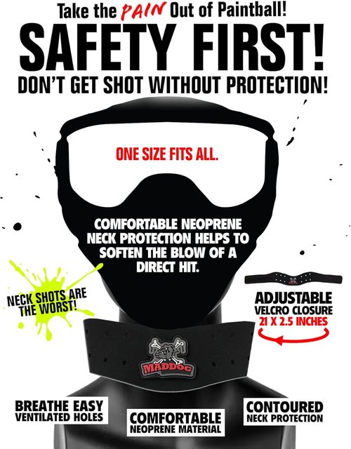 Maddog® Paintball & Airsoft Neck Protector