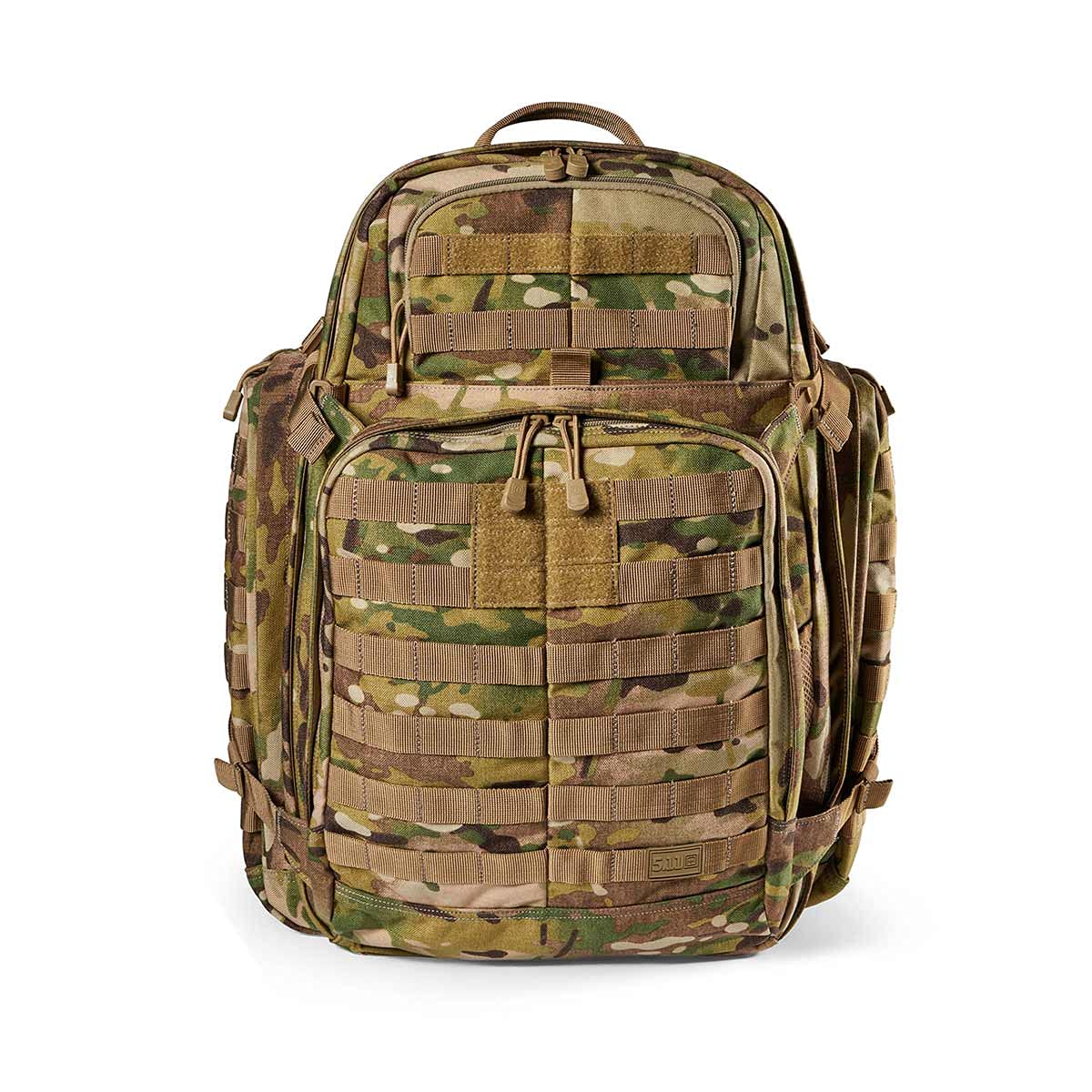 5.11 Tactical Backpack, RUSH 72 2.0 Military Survival Molle Back Pack with Laptop Compartment, Large, 55L, Multicam, Style 56566ABR