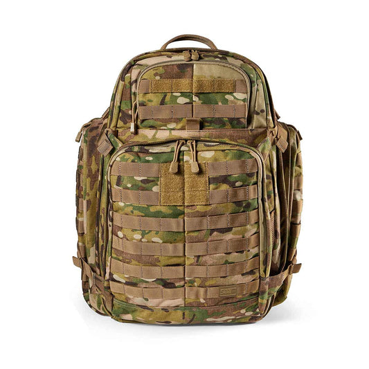 5.11 Tactical Backpack, RUSH 72 2.0 Military Survival Molle Back Pack with Laptop Compartment, Large, 55L, Multicam, Style 56566ABR
