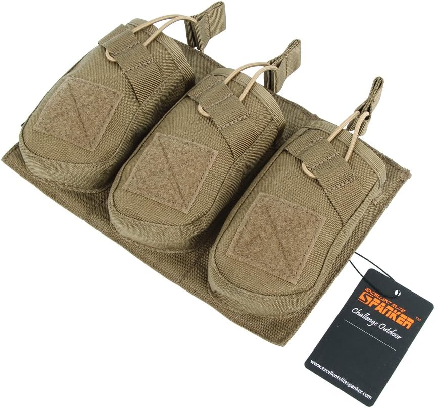 EXCELLENT ELITE SPANKER Single/Double/Triple Open Top Molle Mag Pouch AK Magazine Pouch for AK47 AK74 AR-15 Pmags Magazine
